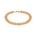 Браслет декоративный из красного золота