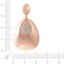 Подвеска из желтого золота с бриллиантами