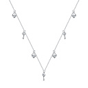 Колье из белого золота с бриллиантами