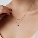 Колье из красного золота