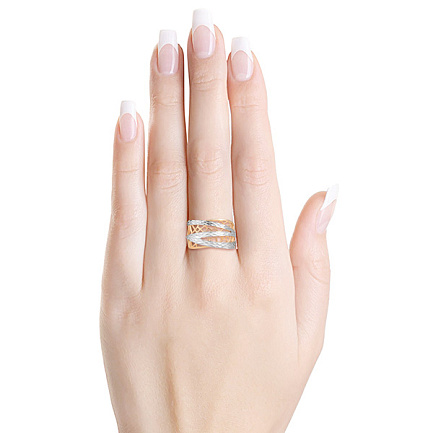 Кольцо из красного золота