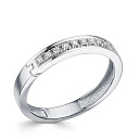 Кольцо из белого золота с бриллиантами