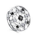 Кольцо из серебра с фианитами