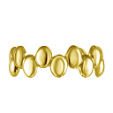 Кольцо из серебра с позолотой