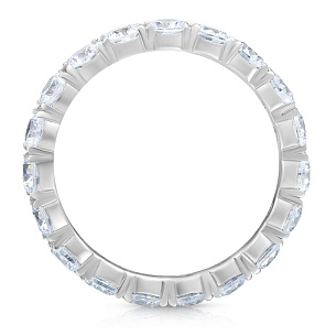 Кольцо из серебра с фианитами