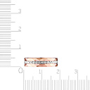 Кольцо обручальное с алмазной гранью