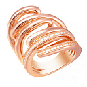 Кольцо из серебра с фианитом