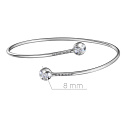 Браслет декоративный из белого золота с бриллиантами