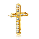 Колье из желтого золота с бриллиантами