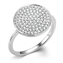 Кольцо из белого золота