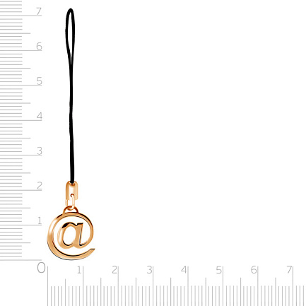 Подвеска из красного золота