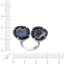 Кольцо из белого золота с бриллиантами