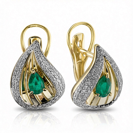 Серьги из  золота
