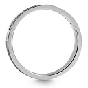 Кольцо обручальное из белого золота с бриллиантами