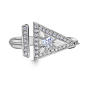 Кольцо из белого золота с бриллиантами