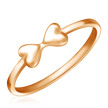 Кольцо из красного золота