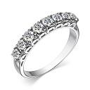 Кольцо из белого золота с бриллиантами