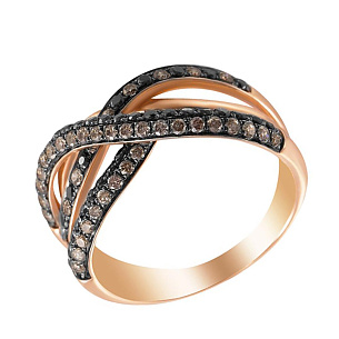 Кольцо из красного золота