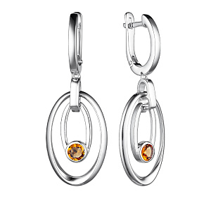 Серьги с английским замком 02-3232/00ЦТ-00