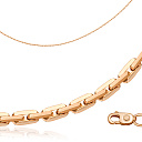 Браслет автомат из серебра, плетение якорное