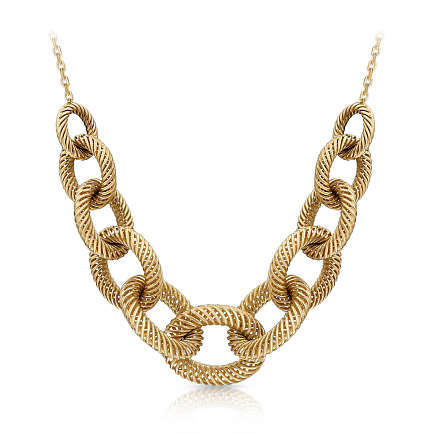 Колье из желтого золота