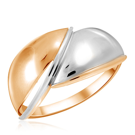 Кольцо из комбинированного золота