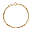 Браслет декоративный из желтого золота