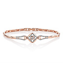 Браслет из красного золота с бриллиантами