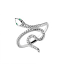 Кольцо из серебра с фианитами