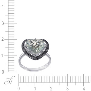 Кольцо из белого золота