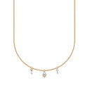 Колье из красного золота с бриллиантами