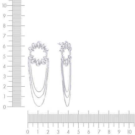 Серьги из серебра