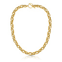 Цепь декоративная из серебра с позолотой