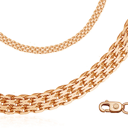 Цепь автомат из красного золота