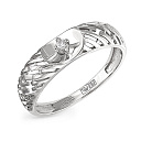 Кольцо из белого золота с бриллиантом