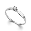 Кольцо из белого золота