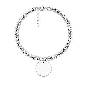 Браслет декоративный из серебра