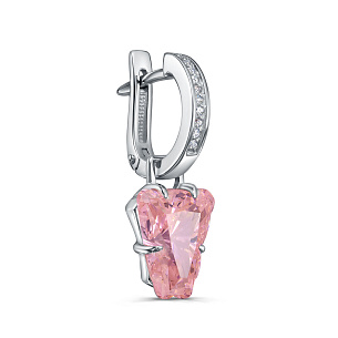 Серьги с английским замком из серебра