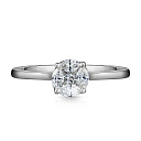 Кольцо из белого золота с бриллиантами