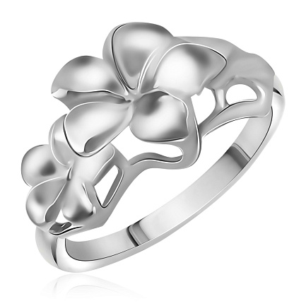 Кольцо из белого золота