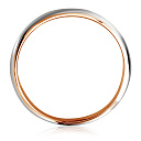 Кольцо обручальное из красного золота