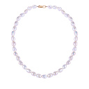 Бусы из красного золота с жемчугом