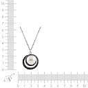 Колье из белого золота с жемчугом