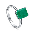 Кольцо из белого золота