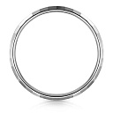 Кольцо обручальное из белого золота