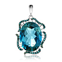 Подвеска из белого золота