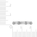 Кольцо обручальное из белого золота с бриллиантами