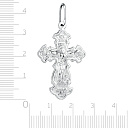 Крест из белого золота