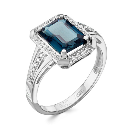 Кольцо из белого золота