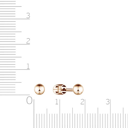 Серьги Пусеты